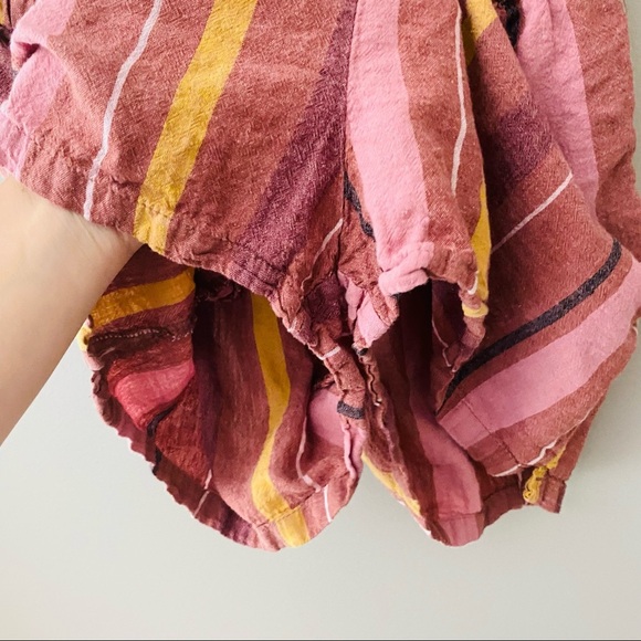 Urban Outfitters Striped Romper Pink Sz Medium - Picture 5 of 8